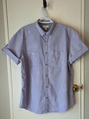 Calvin Klein Lavender Button-Up Shirt